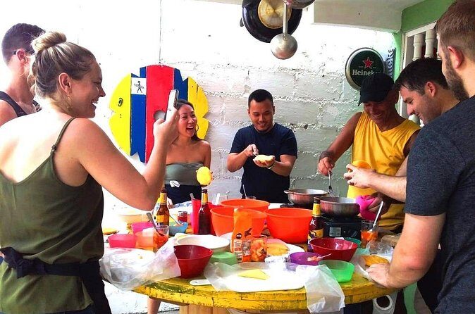 Cooking class: Street Food & Mojito making - Empanadas and Patacones from Scratch (with Fillings and Flavor Mixes)