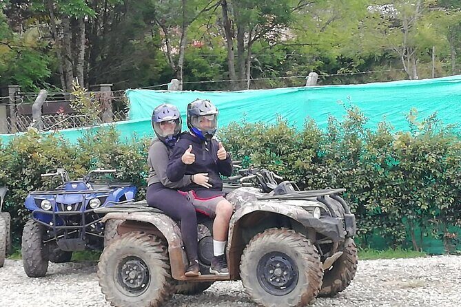 Extreme ATV Adventure from Medellin - Dust and gear: protect yourself before the ride starts