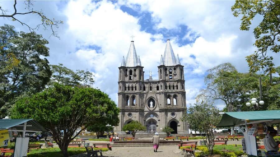 From Medellín: Jardín, Andes, and Hispania Day Trip - Andes: the coffee story near the main square
