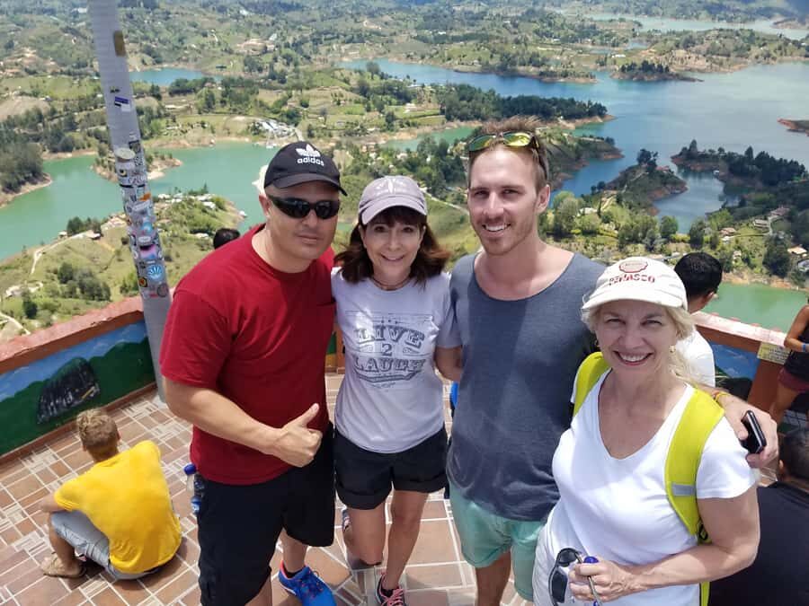 Guatape Coffee Villa including Rock Town & Waterfall - The climb at El Peñol: tough steps, top-level payoff