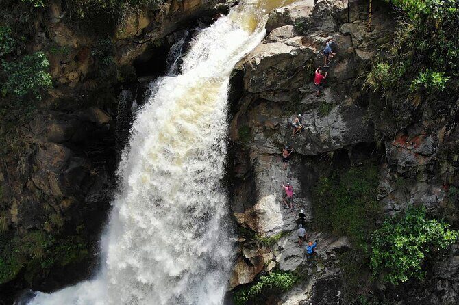 Highest Zipline + Giant Waterfall hike & climbing Private Tour - Salto del Buey, La Ceja: why this adventure has real payoff