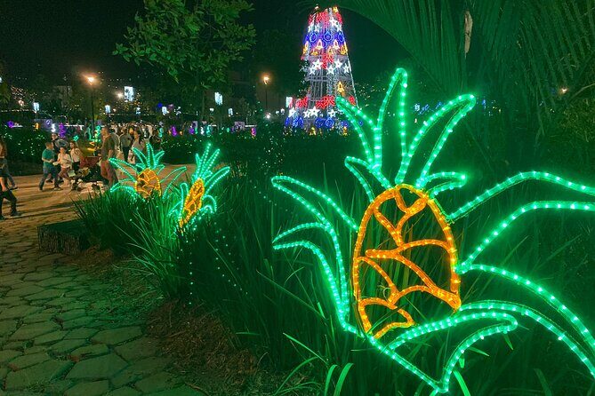 Medellin Christmas Lighting Private Tour - Stop 3: El Poblado Park in 30 minutes