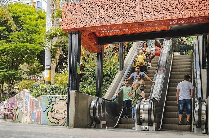 Medellín Comuna 13 Tour Graffiti Culture and Cable Car Ride - Stop 2: Electric Escaleras and the Real Story of Social Urbanism