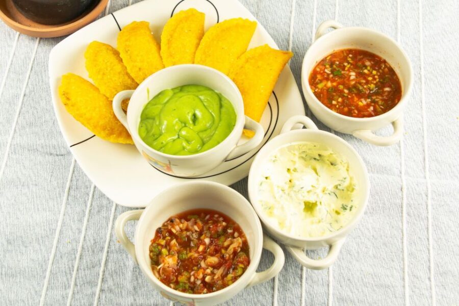 Medellin: Learn to make Colombian empanadas from scratch - Filling choices: meat, chicken, a monthly surprise, plus vegan and vegetarian options