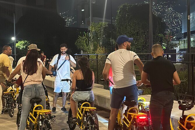 Medellin Night E-Bike Tour with Gourmet Dinner Included - Parks in Laureles and Belén: Green Breaks Between City Stops