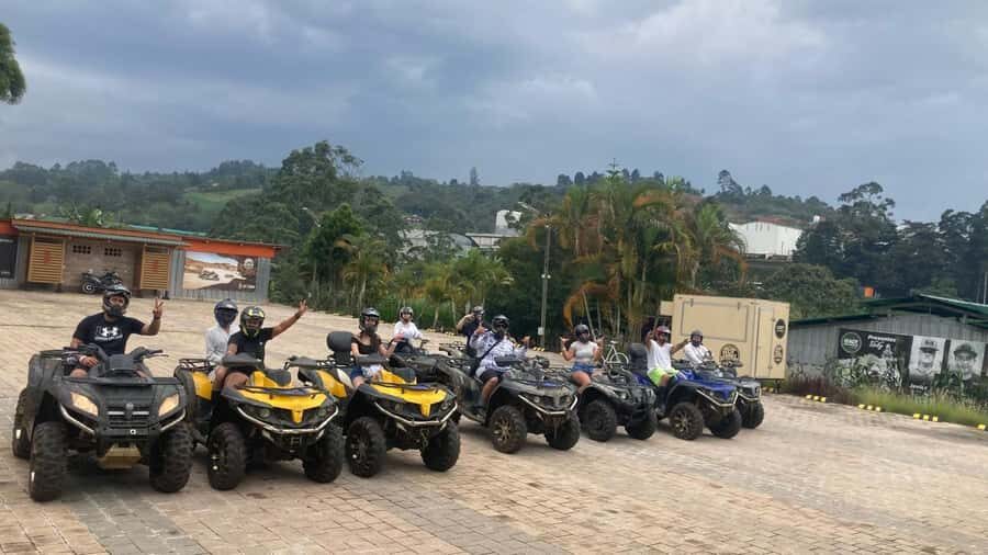 Medellin: Private ATV TOUR 1.5H - The hidden waterfall stop: photos, cooldown, and a quiet reset