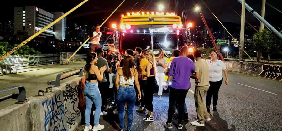 Medellin: Rumbero Party Bus with all the beer you can drink - How the 3-Hour Rumbero Party Bus Feels in Real Life
