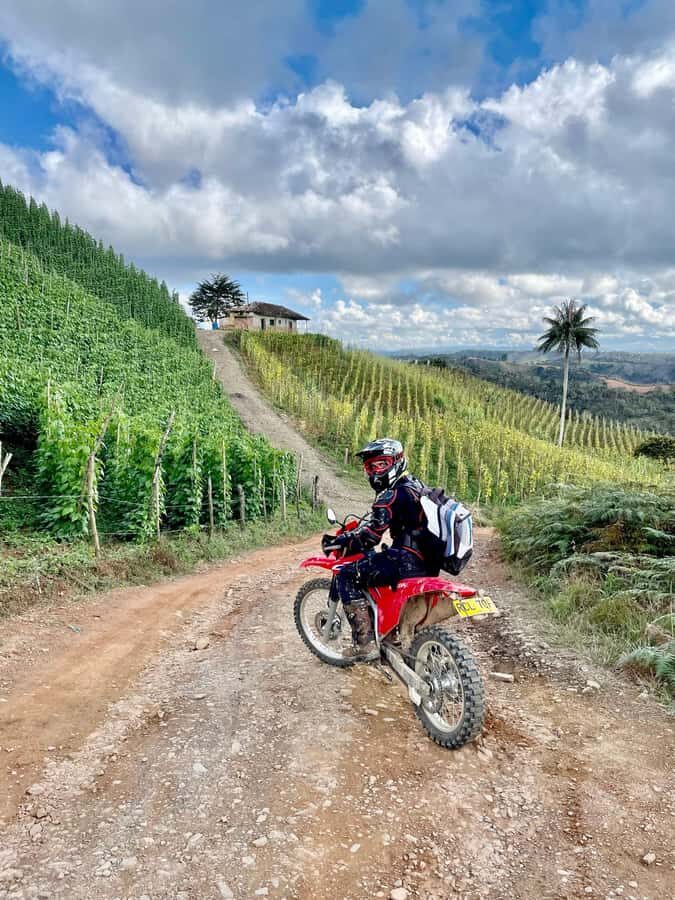 Off-road motorcycle adventure through the Medellín mountains - Master Rent a Car, private transport, and the small-group feel