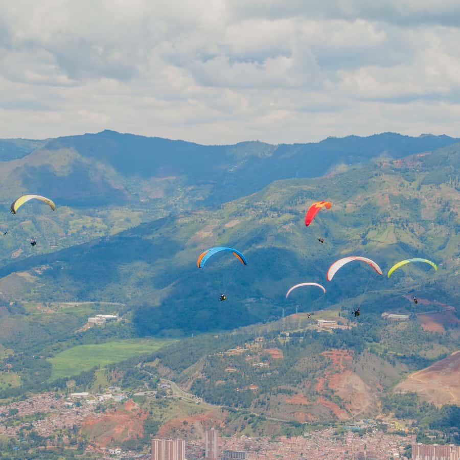 Paraglide over beautiful Medellin - Safety and the Instructor Factor: How Tandem Paragliding Stays Comfortable