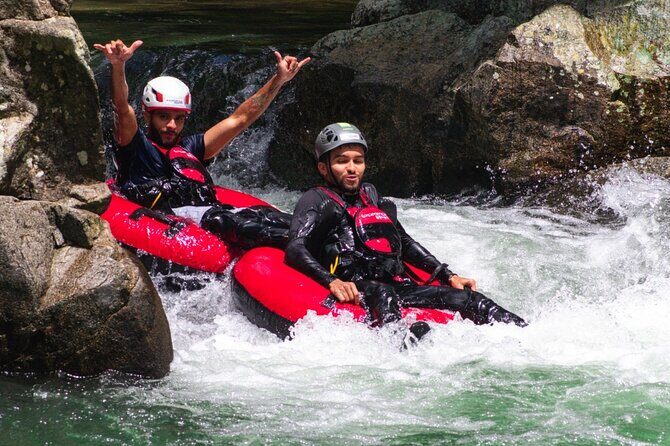 Paragliding and River Tubing private experience from Guatape - River Tubing Along the Arenal Stretch: Rapids, Relaxed Floats, and Gear Up