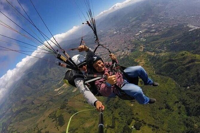 Paragliding Tour from Medellin with Transportation and Videos HD - Hotel Pickup in an Air-Conditioned Van: Less Stress, More Sky Time