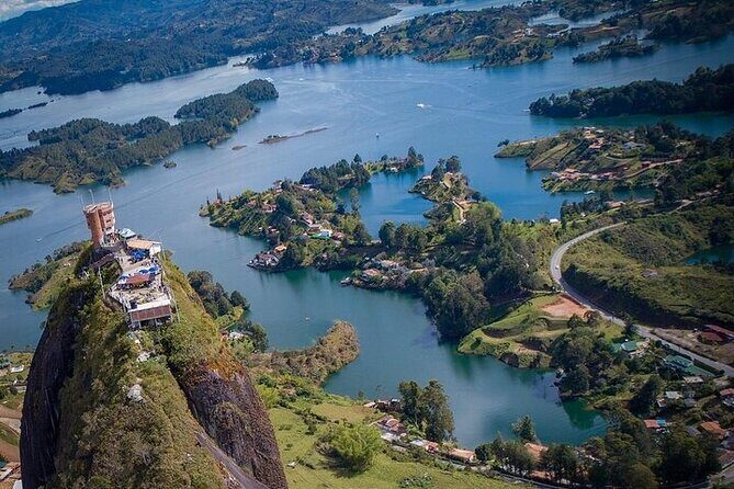 Private SUV Service to Guatapé & El Peñol - El Peñol Rock: 700 feet above the reservoir, with a real choice