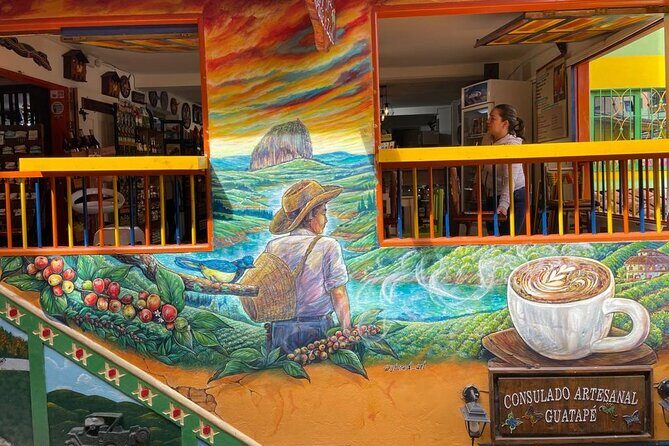Private Tour to Guatapé & Coffee Farm from Medellín! - El Peñol Rock: 700 feet of drama, 740 stairs, and two ways to see it