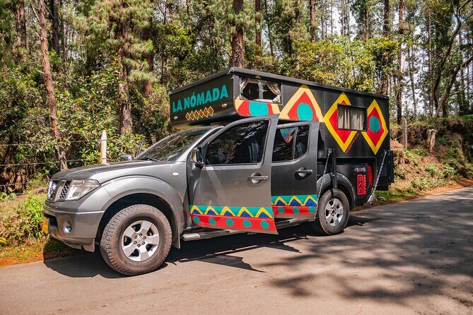 RV rental from Medellin - Your onboard comfort: beds, kitchen, and solar power that actually helps