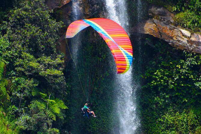 Stunning ATV 1.5hr + awesome PARAGLIDING over giant waterfalls from MEDELLIN - The ATV Ride: 1.5 Hours of Rugged Fun and River Time