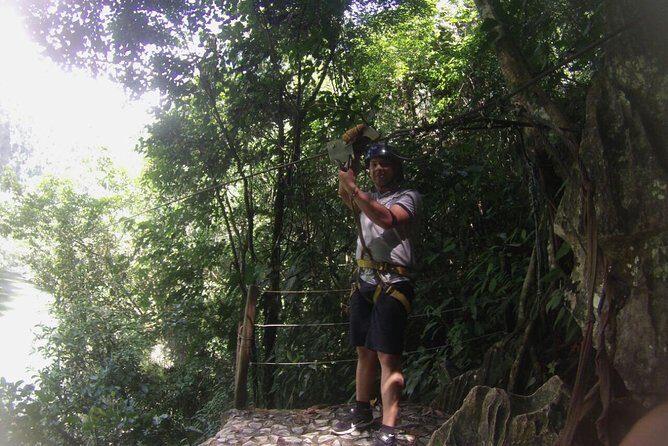 Zipline Adventure from Medellin - Zipline run details: 140 meters up and 700 meters of speed